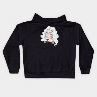 Katana Rei Silver Curly Kids Hoodie